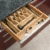 Rev-A-Shelf 4WCT-3 Tall Wood Cutlery 9 Compartment Tray Cabinet Insert, Maple Perspective: left