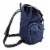 Bodhi Microfiber Fashion Drawstring Flap Backpack - Navy Camo Perspective: left