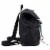 Bodhi Stella Nylon Fashion Drawstring Backpack - Black Perspective: left