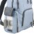 Bodhi Baby Bond Street Diaper Backpack - Light Blue Chambray Perspective: left