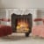 Open Hearth by Panacea Fireplace Coal Hod - Black Perspective: left