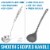 Zulay Kitchen Stainless Steel Ladle with Comfortable Grip 12 Inch Perspective: left