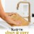 Zulay Kitchen Bamboo Cheese Board and Knife Set Perspective: left