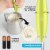 Zulay Kitchen MILK BOSS Milk Frother With Stand - Lime Green Perspective: left