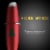 Zulay Kitchen Milk Frother With Stand (Christmas Edition) Christmas Red Perspective: left