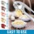 Zulay Kitchen Garlic Press - Noble Chrome Perspective: left