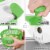 Zulay Kitchen Salad Spinner Large 15L Capacity - Green Perspective: left