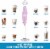 Zulay Kitchen Milk Frother with Batteries Included - Rose Pink Perspective: left