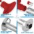 Zulay Kitchen Stainless Steel Pineapple Corer - Red Perspective: left