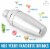 Zulay Kichen Cocktail Shaker with Built-in Strainer For Bartending & Homebars (24oz) - Silver Perspective: left