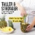 Zulay Kitchen Stainless Steel Pineapple Corer - Light Green Perspective: left