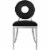 Meridian Furniture Carousel Black Velvet Dining Chair (Set of 2) Perspective: left