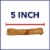 Pet Factory Made in USA Beefhide Chip Rolls Assorted Flavors (Beef & Chicken) - 5", 20 Count Perspective: left