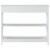 Omega 1 Drawer Console Table with Shelves Perspective: left