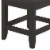 Homestyles Bedford Wood Vanity Bench in Black Perspective: left