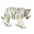 White Siberian Tiger Toy Perspective: left