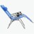 Kamp-Rite Outdoor Folding Reclining Zero Gravity Chair w/ Headrest Pillow, Blue Perspective: left