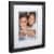 Malden Spacer Mat Black Picture Frame Perspective: left