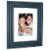 Malden 8 x 10 Inch Indigo Triple Ridge Picture Frame Perspective: left