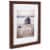 Malden International Designs Gallery Collection 11 x 14 Inch Walnut Picture Frame Perspective: left