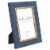 Malden Luxury Collection Velvet Photo Frame - Blue / Gold Perspective: left