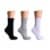 Davco® Natural Cotton Crew Socks - Black Perspective: left
