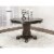 Sunset Trading 48  Round Vegas Dining and Poker Table | Reversible Game Top | Gray Wood Perspective: left