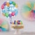 HAPPY BIRTHDAY Helium Filled Balloon Perspective: left