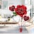 Happy Valentine's Day Red Rose Helium Filled Balloon Bouquet - Red Multi Perspective: left
