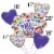 Mother's Day Floral Helium Filled Balloon Bouquet Perspective: left