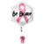 Be Brave Breast Cancer Awareness  Helium Filled Balloon Perspective: left