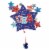 USA Stars Oversized Helium Filled Balloon Perspective: left