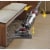 Koblenz RA53713 UMA-1200 Aria Bagless Upright Vacuum, Gray & Red Perspective: left