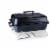 Buccaneer Portable Charcoal Grill & Cooler Tote, Black with Gray Accents Perspective: left