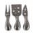 Swiss Cheese Cutting Board & Tools Set, Rubberwood Perspective: left