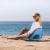 Oniva Portable Reclining Seat, Sky Blue Perspective: left