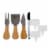 Concavo Cheese Cutting Board & Tools Set, Bamboo Perspective: left