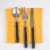 Pranzo Lunch Cooler Bag, Gray with Gold Accents Perspective: left