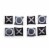 Mini Bean Bag Throw Game, Wood Grain Perspective: left