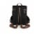 Moreno 3-Bottle Wine & Cheese Tote, Black Perspective: left