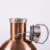 Stainless Steel 64 oz. Growler, Copper Perspective: left