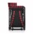 Outdoor Directors Folding Chair, Red & Black Buffalo Plaid Pattern Perspective: left