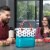Urban Lunch Bag, Teal with Polka Dot Pattern Perspective: left