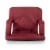 Ventura Portable Reclining Stadium Seat, Burgundy Perspective: left