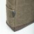 3 Bottle Insulated Wine Cooler Bag, Khaki Green with Beige Accents Perspective: left