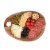 Pebble Shaped Acacia Serving Board 12" x 9", Natural Acacia Perspective: left