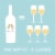 Menage a Trois Exotic White Blend California White Wine 750 ml Perspective: left