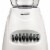 Brentwood 12-speed Blender With Plastic Jar - White Perspective: left