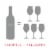 Joel Gott 815 Cabernet Sauvignon Red Wine Bottle Perspective: left