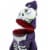 Northlight 24 Purple and Black Skeleton Unisex Child Halloween Trick or Treat Bag Costume Perspective: left